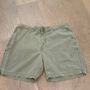 Buck Mason Olive Green Deck Shorts